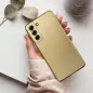 Samsung Galaxy S25 Edge Case Metallic Gold