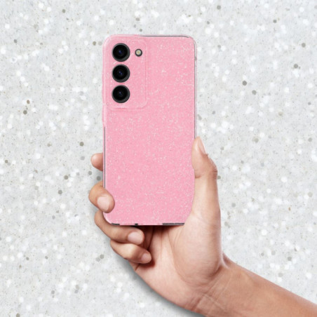 Samsung Galaxy S25 Edge Case CLEAR 2mm BLINK Pink