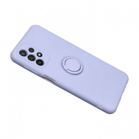 Samsung Galaxy S25 Edge Case Silicone ring Violet