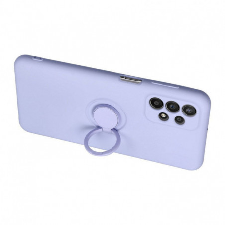 Samsung Galaxy S25 Edge Case Silicone ring Violet