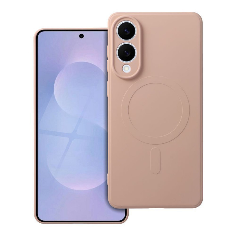 Samsung Galaxy S25 Edge Case Silicone Mag Cover MagSAFE  Pink