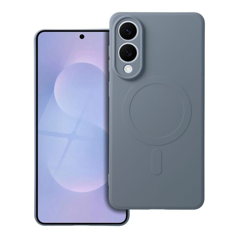 Samsung Galaxy S25 Edge Case Silicone Mag Cover MagSAFE  Light blue