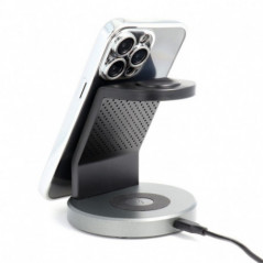 Samsung Galaxy S25 Edge Case Electro Mag MagSAFE  Silver