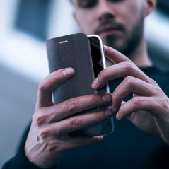 Samsung Galaxy S25 Edge Wallet Cases Sensitive Book Black