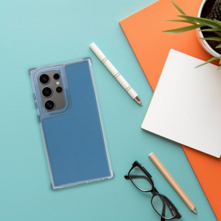 Samsung Galaxy S25 Edge Case MATRIX Blue