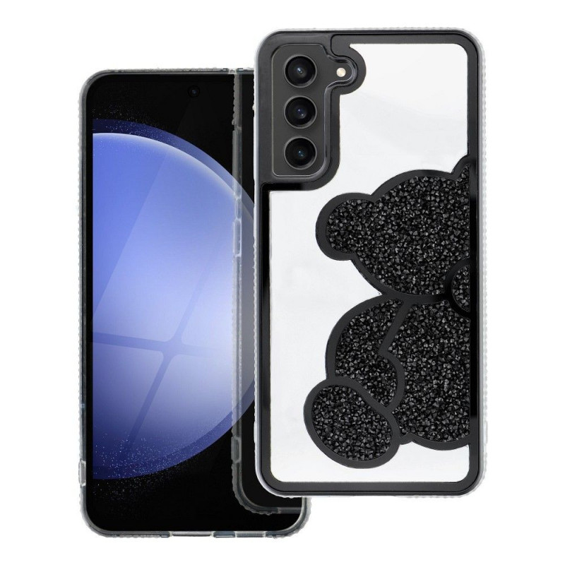 Samsung Galaxy S25 Edge Case Teddy bear Black