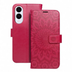 Samsung Galaxy S25 Edge Wallet Cases MEZZO Book Magenta