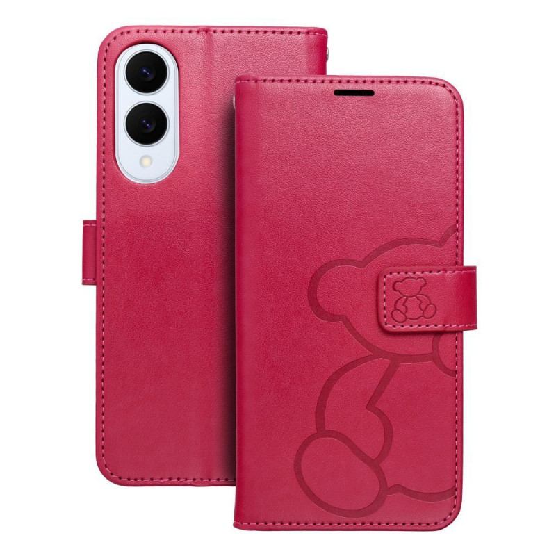 Samsung Galaxy S25 Edge Wallet Cases MEZZO Book Magenta