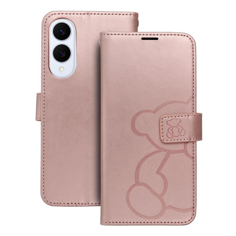 Samsung Galaxy S25 Edge Wallet Cases MEZZO Book Rose gold