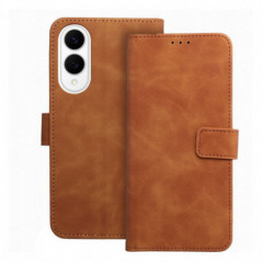 Samsung Galaxy S25 Edge Wallet Cases TENDER Book Brown