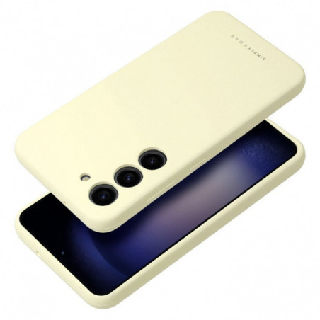 Samsung Galaxy S25 Edge Case Roar Cloud-Skin Light yellow