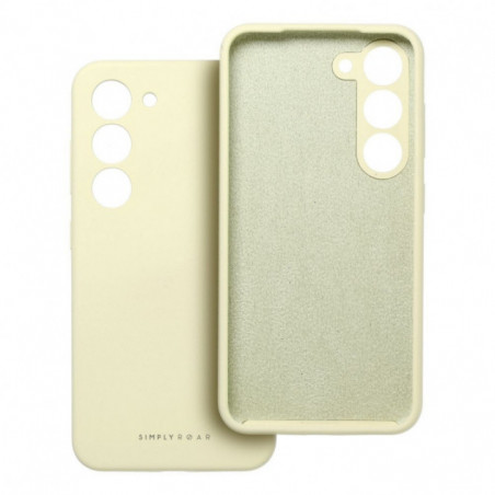 Samsung Galaxy S25 Edge Case Roar Cloud-Skin Light yellow