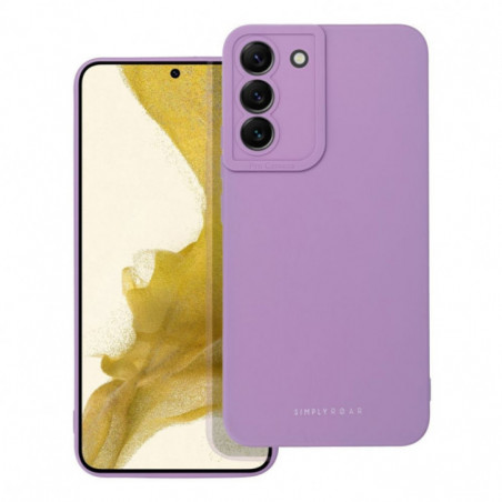 Samsung Galaxy S25 FE Case Roar Luna Monochrome, Stylish, An aesthetic accessory  Violet
