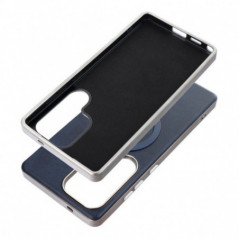 Samsung Galaxy S25 FE Case Gentleman Mag Cover Elegant  MagSAFE  Navy blue
