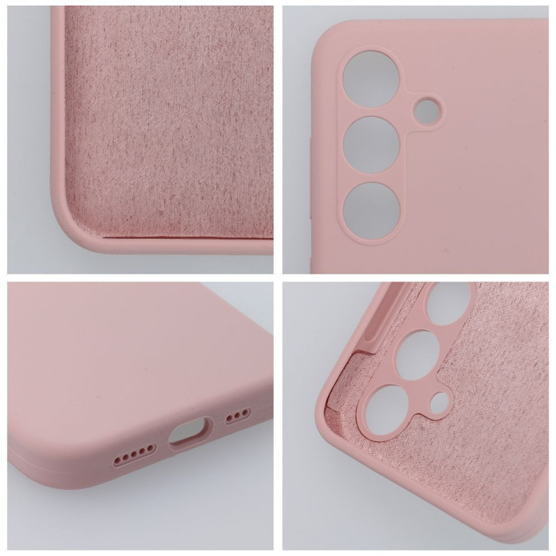 Samsung Galaxy S25 FE Case Silicone 2mm Sand pink