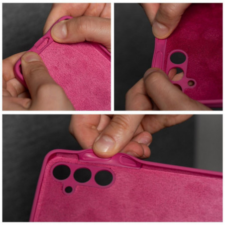 Samsung Galaxy S25 FE Case Silicone 2mm Pink