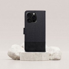 XIAOMI Redmi 15 4G Wallet Cases GOMMA Elegant  Black