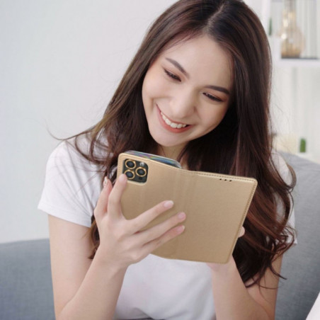 Honor 400 Lite Wallet Cases Smart Case Book Gold