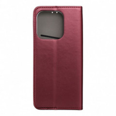 Honor 400 Lite Wallet Cases Smart Magneto book Burgundy