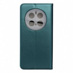 Honor Magic7 Pro Wallet Cases Smart Magneto book Dark green