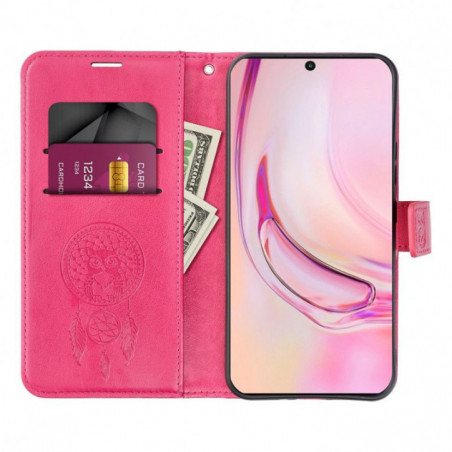 Samsung Galaxy A17 Wallet Cases MEZZO Book Magenta