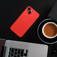 Samsung Galaxy A17 Case Silicone Mag Cover MagSAFE  Red