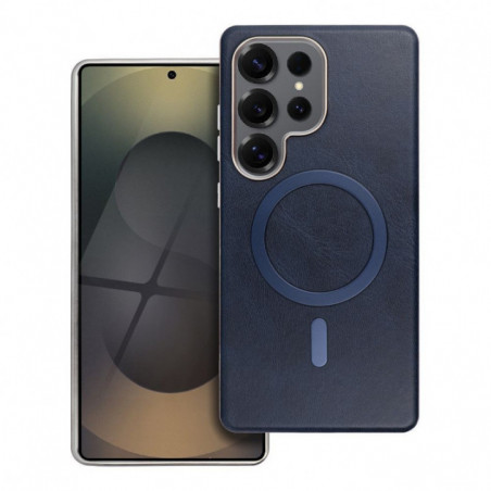 Samsung Galaxy A17 Case Gentleman Mag Cover Elegant  MagSAFE  Navy blue