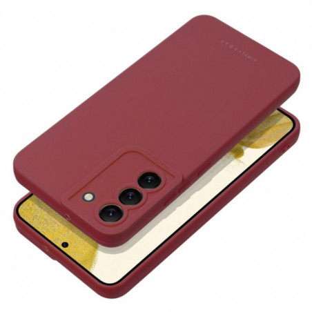 Samsung Galaxy A17 Case Roar Luna Monochrome, Stylish, An aesthetic accessory  Red