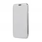 ELECTRO BOOK for Samsung Galaxy S20 Plus FORCELL Case of 100% natural leather & TPU Silver