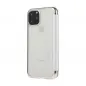 ELECTRO BOOK for Samsung Galaxy S20 Plus FORCELL Case of 100% natural leather & TPU Silver