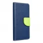 Samsung Galaxy A11 Wallet Cases Fancy Book Navy / Lime 