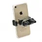 Car holder for smartphone Air vent with double mounting Black