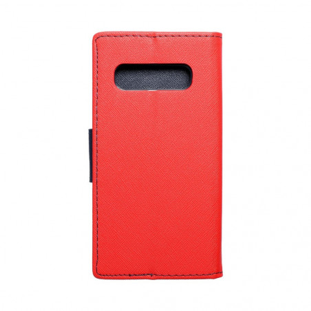 Samsung Galaxy A42 5G Wallet Cases Fancy Book Red / Navy 