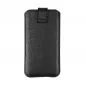 Slim Kora 2 for Huawei P30 FORCELL Case of 100% natural leather Black