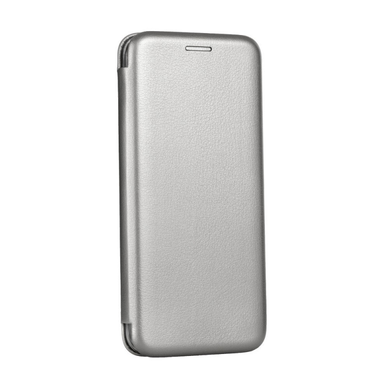 Samsung Galaxy A12 Wallet Cases Book Elegance Elegant  Grey 