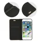 LUNA Book Gold for XIAOMI Mi 11 FORCELL Wallet case Black