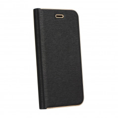 XIAOMI Redmi Note 10 Wallet Cases LUNA Book Gold Elegant  Black 