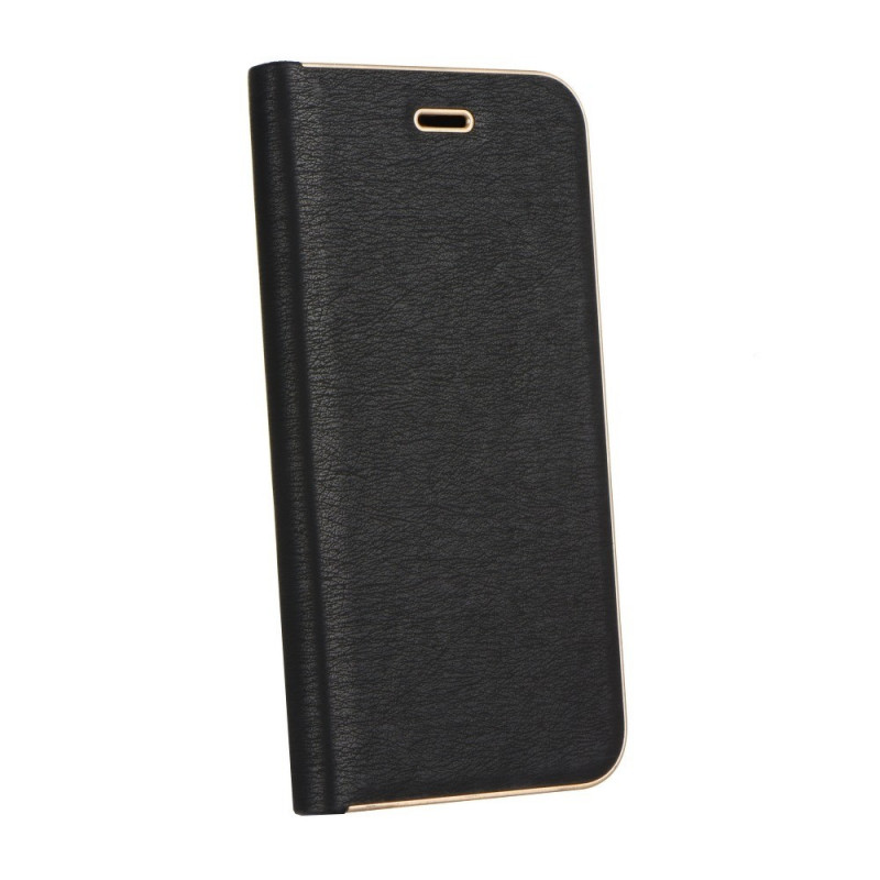 XIAOMI Redmi Note 10 Wallet Cases LUNA Book Gold Elegant  Black 