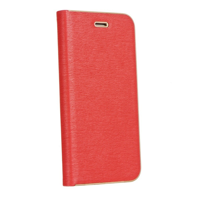 XIAOMI Redmi Note 10 5G Wallet Cases LUNA Book Gold Elegant  Red 