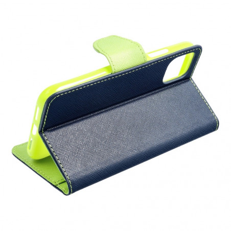 XIAOMI Redmi Note 10 Pro Wallet Cases Fancy Book Navy / Lime