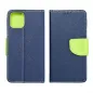 XIAOMI Redmi Note 10 Pro Wallet Cases Fancy Book Navy / Lime