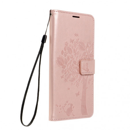 Samsung Galaxy A32 5G Wallet Cases MEZZO Book Tree  Rose gold 