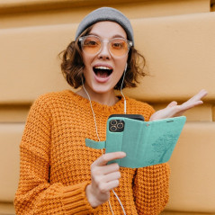 XIAOMI Redmi Note 10 Pro Wallet Cases MEZZO Book Tree  Green