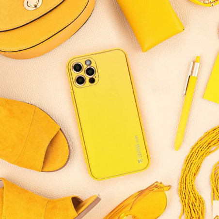 Samsung Galaxy A52 5G Case Leather Yellow