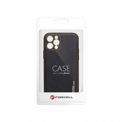 Samsung Galaxy A12 Case Leather Black 