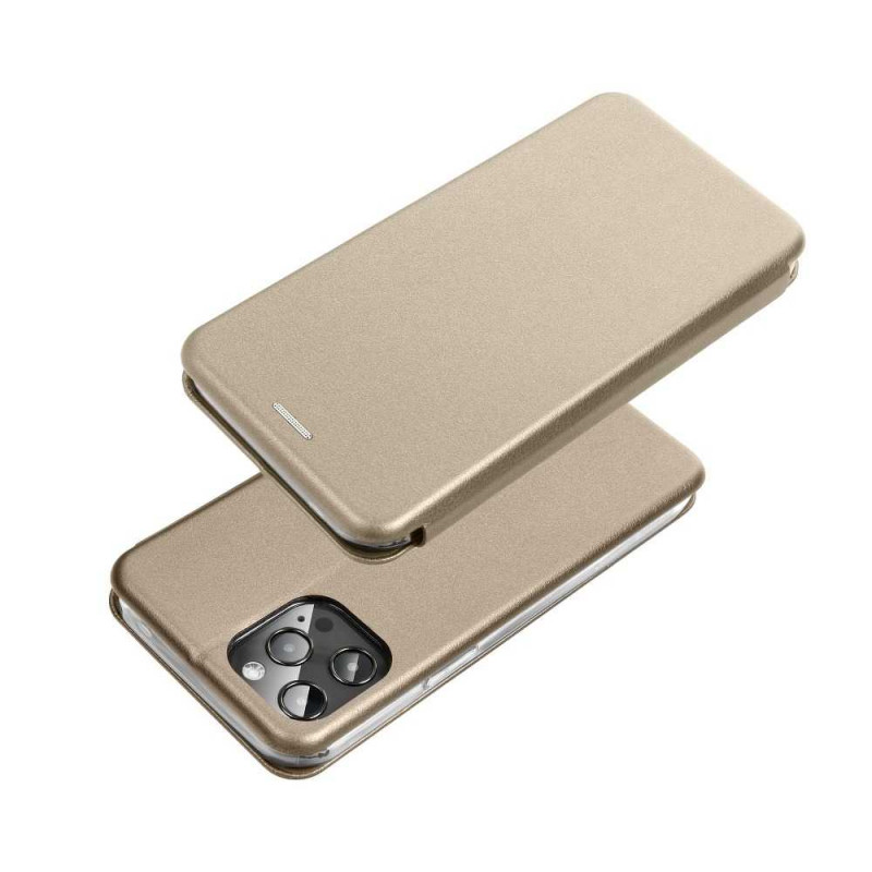 Samsung Galaxy A22 5G Wallet Cases Book Elegance Elegant  Gold 