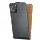 Slim Flexi Fresh for Motorola Edge S Cover with vertical opening Black