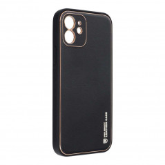 Apple iPhone 13 Case Leather Black 