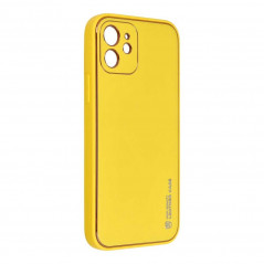 Apple iPhone 13 Case Leather Yellow