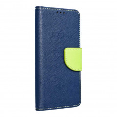 Apple iPhone 13 Wallet Cases Fancy Book Navy / Lime 